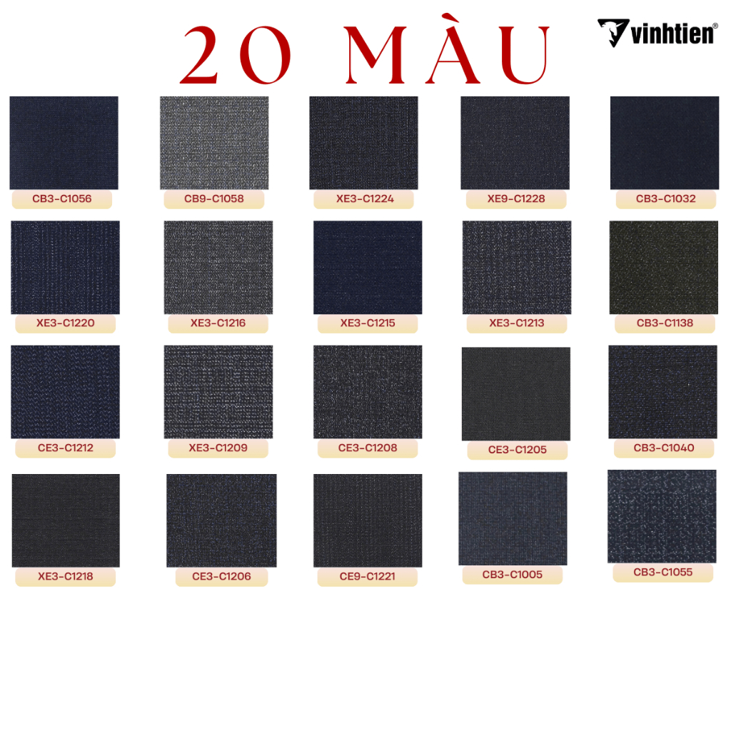 Quần Tây Nam Công Sở 1ly Classic Form Suông Vĩnh Tiến 499 - Nhiều Màu