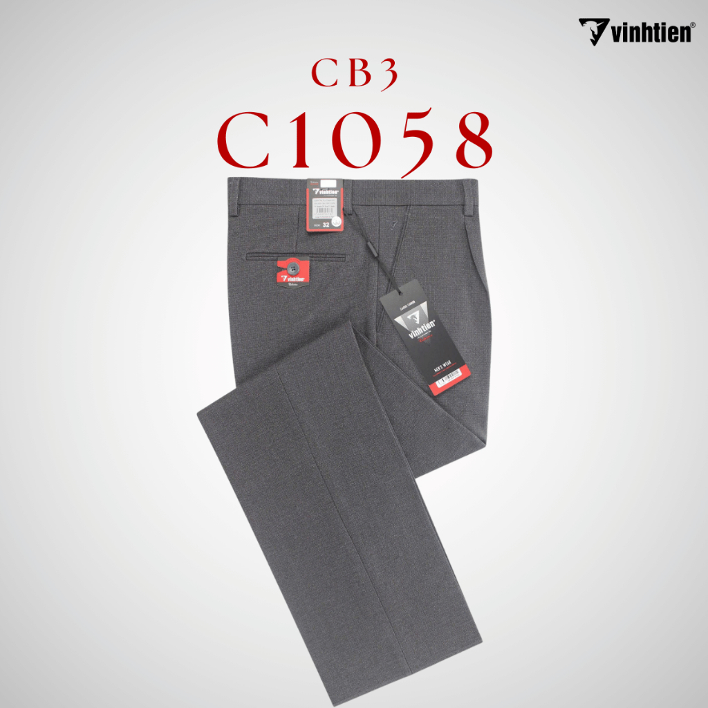 Quần Tây Nam Công Sở 1ly Classic Form Suông Vĩnh Tiến 499 - Nhiều Màu