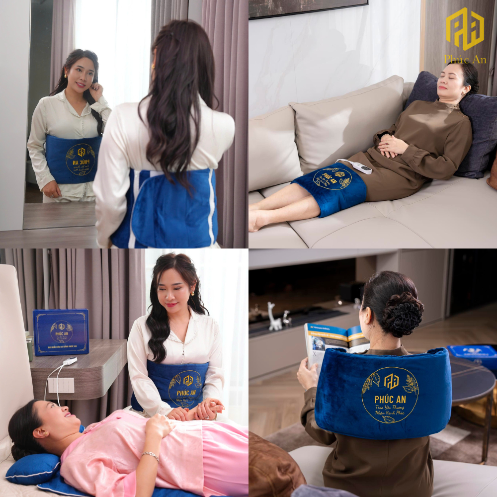 Đai Ngải Cứu Đa Năng Phúc An - Giảm Đau Lưng, Giữ Ấm Bụng, Thư Giãn Cơ Hiệu Quả