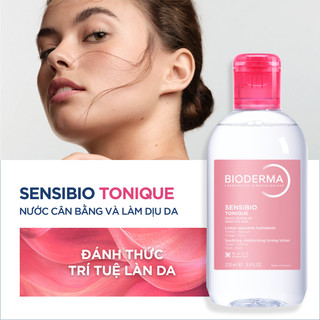 Dung dịch cân bằng dưỡng ẩm và làm dịu da Bioderma Sensibio Tonique - 250ml