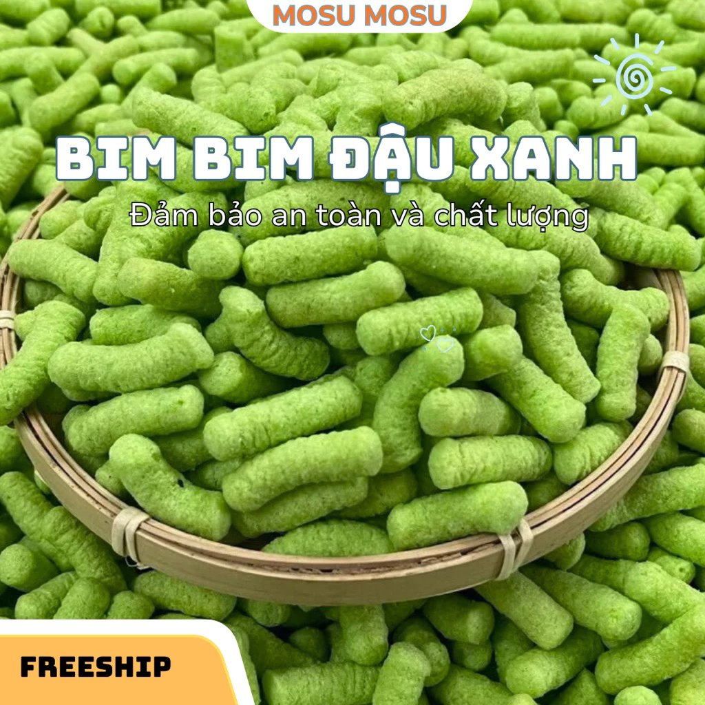 500G Bim Bim Đậu Xanh Nước Cốt Dừa Thơm Ngon