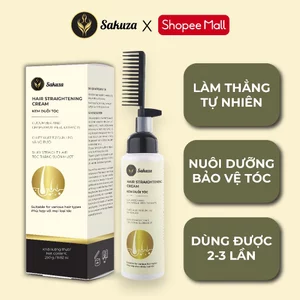 Thuốc duỗi tóc tại nhà thành phần Olive phục hồi không làm tổn thương tóc Sakuza Hair Straightening Cream 250ml
