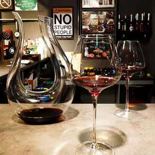 Ly rượu vang thủy tinh pha lê 450ML, Ly rượu vang đỏ Burgundy, kiểu dáng sang trọng nhỏ gọn wine glass