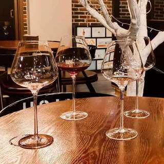 Ly rượu vang thủy tinh pha lê 450ML, Ly rượu vang đỏ Burgundy, kiểu dáng sang trọng nhỏ gọn wine glass