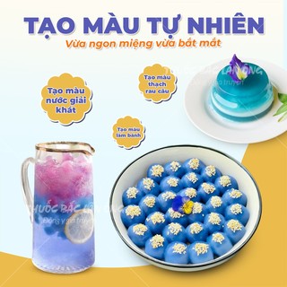 Hoa đậu biếc sấy lạnh 100g, trà hoa đậu biếc, pha trà, nấu chè, nấu xôi, làm bánh, thạch