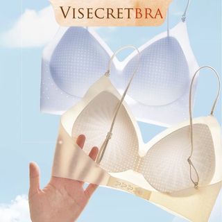 KOL - VN260350 - VisecretBra Áo Lót Áo Ngực Bra Nữ Đa Năng Mặc 3 Kiểu Chất Su Thoáng Mát Mút Đệm Cố Định Bảng Hở Lưng