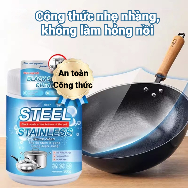 Tẩy Rửa Nhà Bếp,Chất tẩy rửa nồi, Làm Sạch - Tẩy đa năng - tẩy mọi vết bẩn,Dung dịch tẩy cặn đen