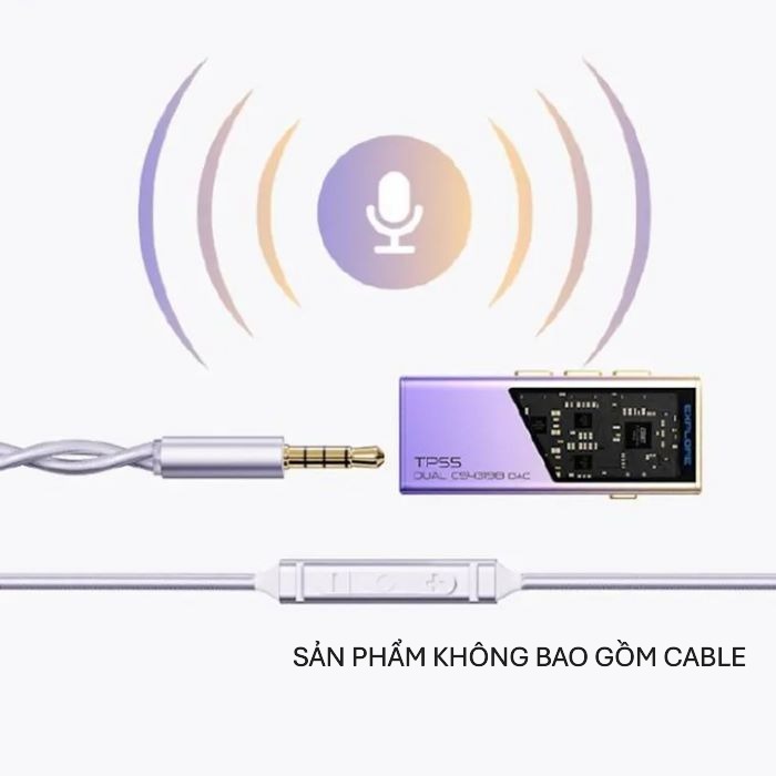 [NC] Portable DAC/AMP EPZ TP55 | EPZ Hi-Fi DAC | Hỗ trợ đàm thoại | Dongle | BigBuy360 - bigbuy360.vn