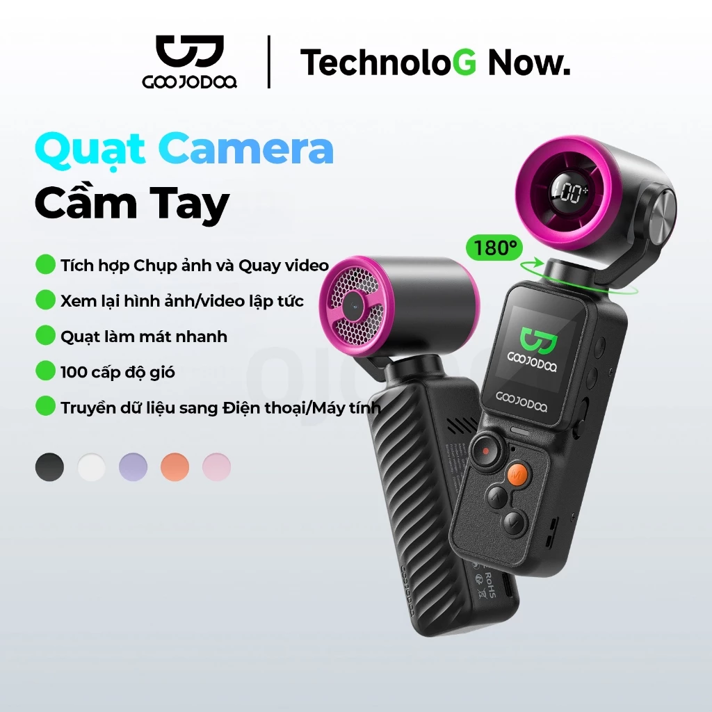 Quạt camera Goojodoq tổng thể