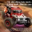 Xe tải địa hình điều khiển từ xa RC tốc độ 75km/h, động cơ không phanh 2433, hộp số kim loại, tỷ lệ 1:12,dẫn động 4 bánh