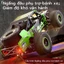Xe tải địa hình điều khiển từ xa RC tốc độ 75km/h, động cơ không phanh 2433, hộp số kim loại, tỷ lệ 1:12,dẫn động 4 bánh