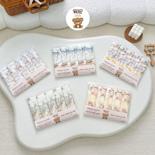 Set 5 Khăn Sữa Muslin Cho Bé Benbaby Cao Cấp – Khăn Xô Cotton Mềm Mịn, Thấm Hút Tốt, An Toàn Cho Trẻ Sơ Sinh
