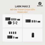 Bộ Micro không dây Hollyland LARK MAX 2 Combo 4-Person Version (Camera RX, USB-C RX) Space Gray — ảnh 7