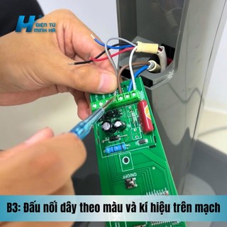 Combo Mạch + Khiển Quạt Cây Mitsubishi LV16-R Cầu Nối Vặn Vít Thay Tại Nhà Không Cần Hàn