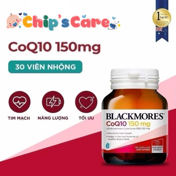 TPBVSK Blackmores CoQ10 150mg lọ 30 viên - NHẬP KHẨU CHÍNH HÃNG