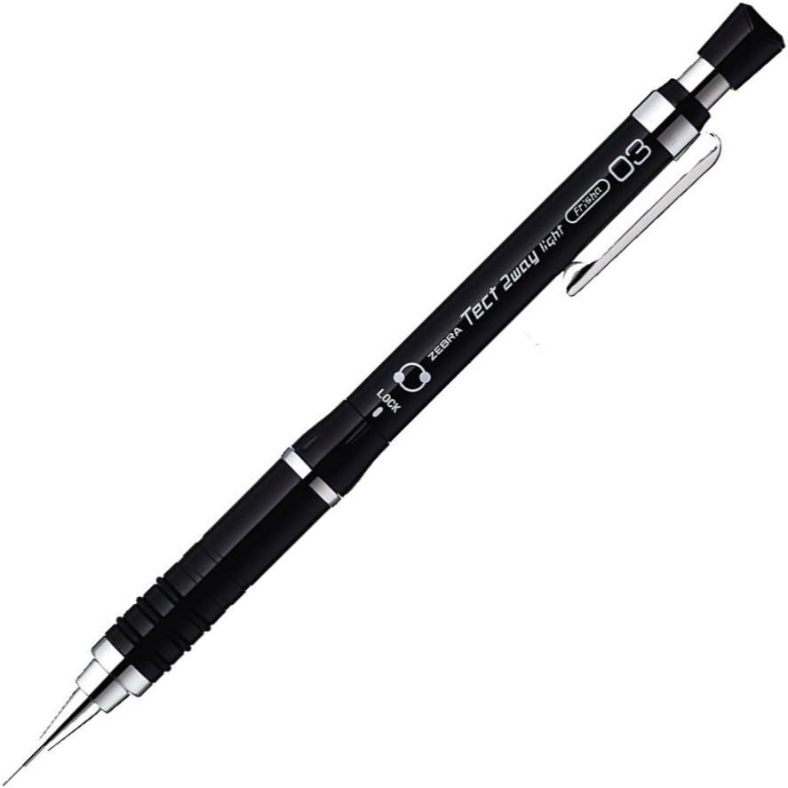 Zebra Tect 2Way Light Mechanical Pencil 0.3 / 0.5 / 0.7mm [Direct from Japan]