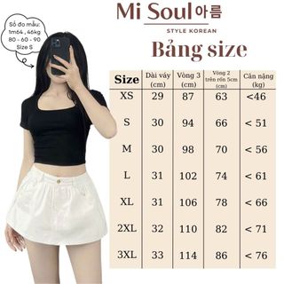 Chân Váy KaKi Dáng Ngắn Nhún Tùng Cạp Cao Có Lót Trong BigSize MiSoul, Váy Mini Dáng A Lưng Cao 387