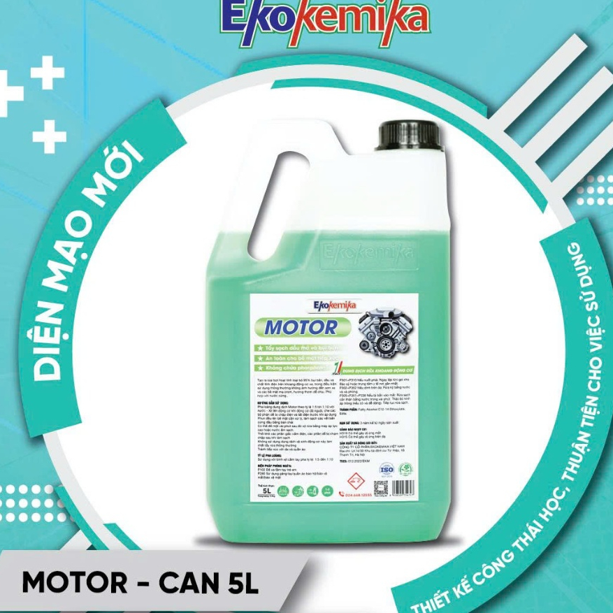 DUNG DỊCH RỬA KHOANG ĐỘNG CƠ - KHOANG MÁY CAO CẤP CHUYÊN DỤNG EKOKEMIKA MOTOR 5L