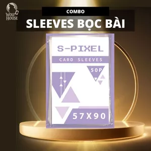 Túi Bọc Bài Sleeve Pixel Cái Nhựa Bảo Vệ Thẻ Pokemon Yugioh Boardgame MaSoi SG