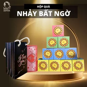 Hộp Quà Bật Nhảy Bất Ngờ Giấy Sáng Tạo Gấp Gọn Tặng Sinh Nhật Trang Trí MaSoi SG
