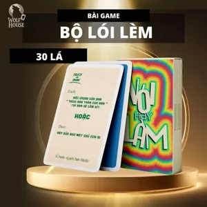 Bộ Bài Nói Hay Làm Official 30 Lá Giấy Cứng Việt Hóa Chơi Nhậu Nhóm Bạn MaSoi SG