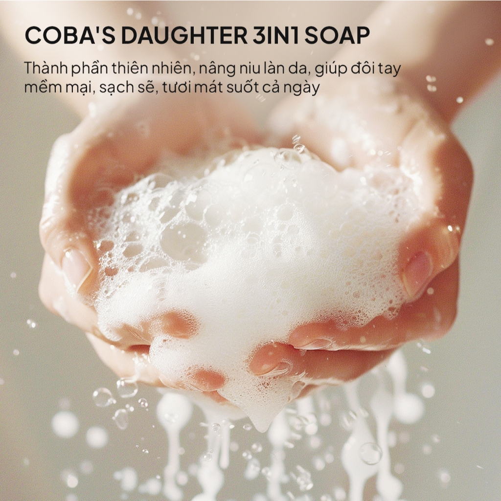 [Gift] Gel Tắm, Rửa Tay, Tắm Bồn CoBa's Daughter 3in1 Bodywash, Hand Wash and Bubble Bath 500ml - Grapefruit Peel