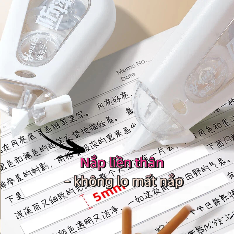 Băng Xóa 30M Siêu Mượt Không Ồn Chống Rơi Không Đứt Băng Che Phủ Tốt Dung Lượng Lớn Dễ Dùng Có Nắp Bảo Vệ