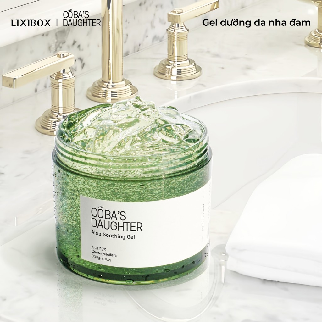 [Gift Fullsize] Gel Làm Dịu Da Nha Đam CoBa’s Daughter Aloe Soothing Gel 300gr