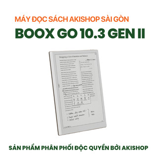 Máy đọc sách Boox Go 10.3 Gen II Android 15 Hỗ Trợ Bút Cảm Ứng - Kho HCM