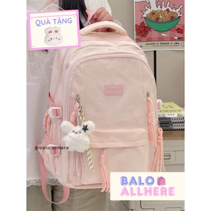 Balo Nơ Dễ Thương Lớn Nhiều Ngăn BL601