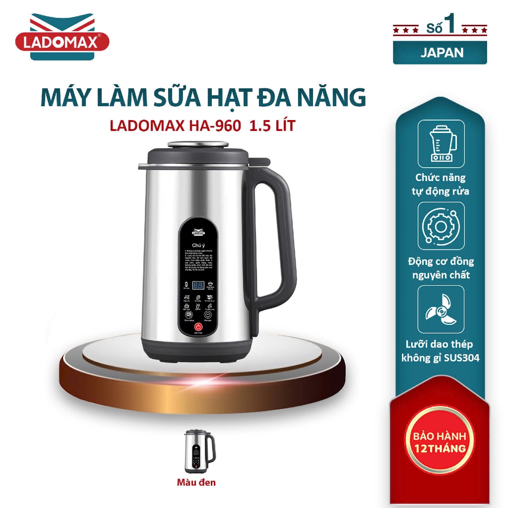 MÁY LÀM SỮA HẠT ĐA NĂNG LADOMAX Model: HA-960