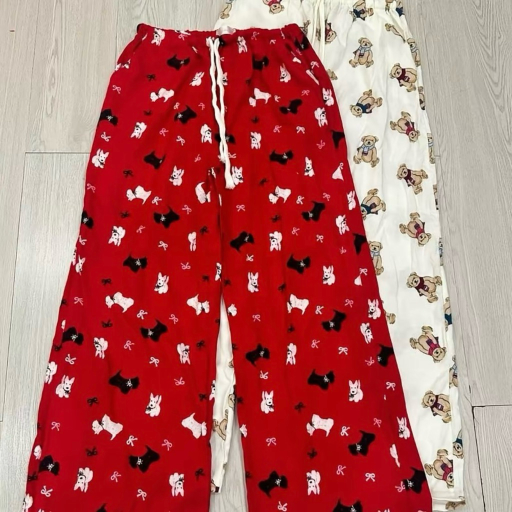 Quần dài thô cào bông hình cute | BigBuy360 - bigbuy360.vn