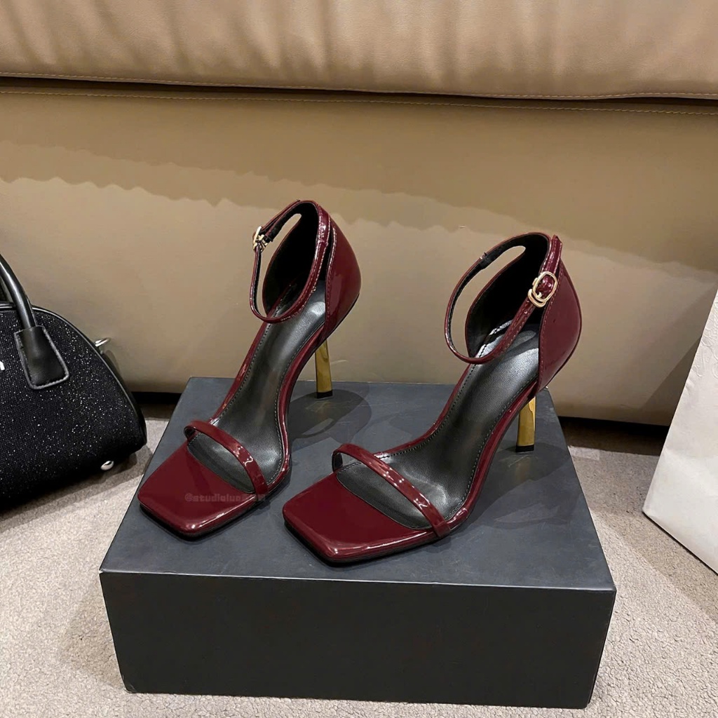 Sandal Mũi Vuông Quai Mảnh Gót Nhọn 9cm Mimi Shop – Cao Gót Nữ Quyến Rũ, Sang Trọng, Tôn Dáng