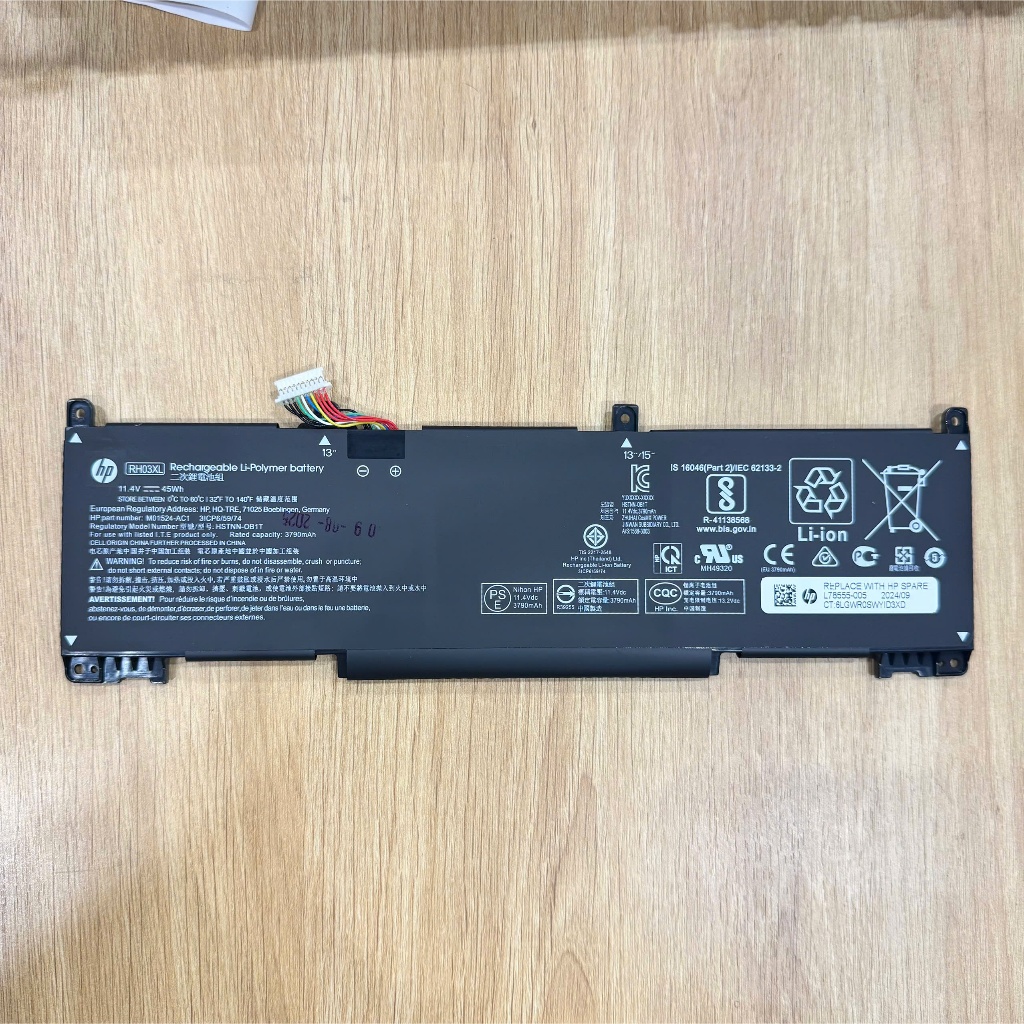Pin Laptop HP 440 G8 RH03XL ProBook 430 G8, 440 G8, 450 G8, 455 G8, 630 G8, 640 G8, 650 G8, RH03XL New 100%