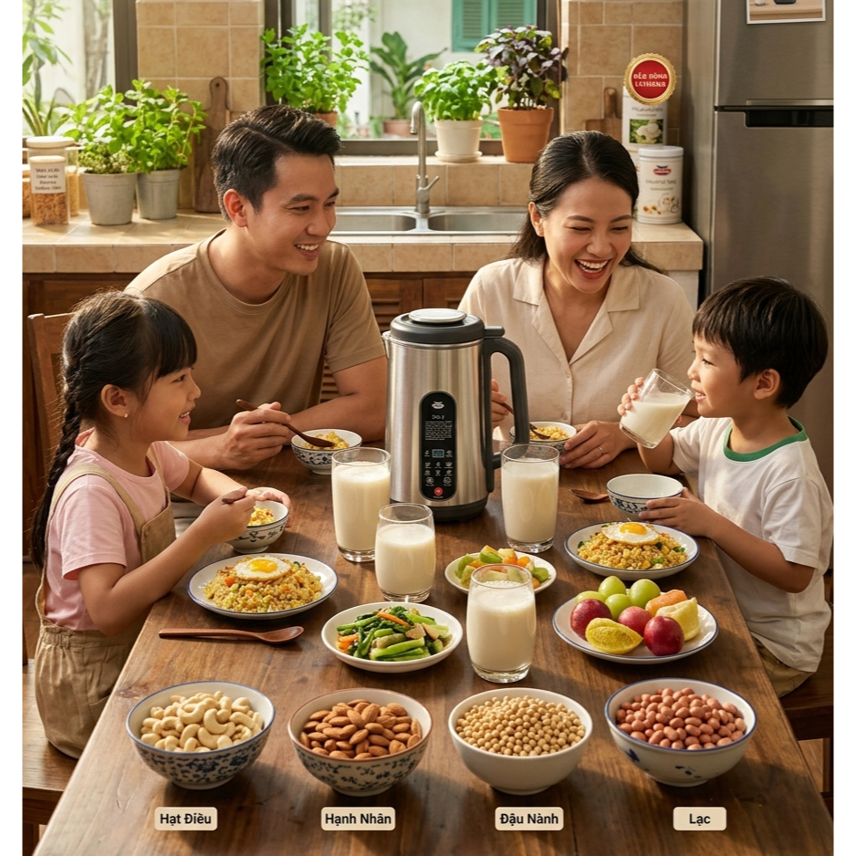 MÁY LÀM SỮA HẠT ĐA NĂNG LADOMAX Model: HA-960