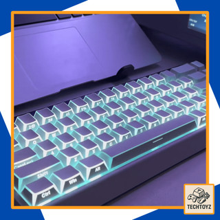 Keycap Folded Shadow Led Viền - PBT Siêu Dày - Cherry Profile - Keycap Xuyên Led