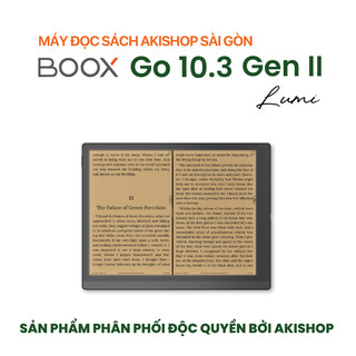Máy đọc sách Boox Go 10.3 Gen II Lumi có đèn nền hỗ trợ kèm bút cảm ứng chính hãng - Kho HCM