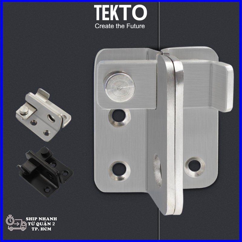 Chốt Khóa Cửa Inox 201 Full Ốc Vít Then Cửa Bằng Thép Không Gỉ K01 Chắc Chắn Bền Bỉ - 108