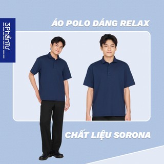 3PhầnTư - Áo Polo Nam Trơn Dáng Relax Vải Sorona Từ Ngô Co giãn 4 Chiều Thoáng Khí - TPLM24005
