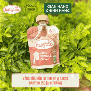 Thực Phẩm Bổ Sung Váng Sữa Hữu Cơ Cho Bé Nhiều Vị Thơm Ngon Babybio 85g ( Từ 6 tháng tuổi) - Natural Market