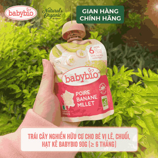 Thực Phẩm Bổ Sung Váng Sữa Hữu Cơ Cho Bé Nhiều Vị Thơm Ngon Babybio 85g ( Từ 6 tháng tuổi) - Natural Market