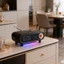 Loa Bluetooth Mini NS-998BT LED RGB, Đồng Hồ Nhiệt Độ, Loa Để Bàn Bluetooth 5.3 Âm Thanh Chất