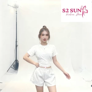 Quần short nỉ 2 da ép Hàn Loại 1 thoáng mát đứng form, trẻ trung năng động Phong cách S2Sun