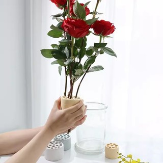 DỤNG CỤ CẮM HOA LỖ NHỰA COMBO 2 CÁI – LƯỚI CẮM HOA GIỮ FORM, GIÁ ĐỠ HOA CỐ ĐỊNH, DECOR BÌNH HOA
