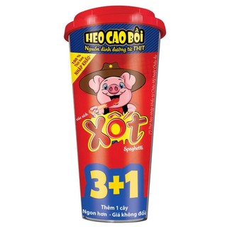 Sỉ 1Thùng(48 & 24)Ly Xút Xích Heo Cao Bồi Mix 6 Vị ( Ly 3 Cây kèm Đồ Chơi)