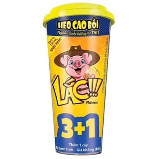 Sỉ 1Thùng(48 & 24)Ly Xút Xích Heo Cao Bồi Mix 6 Vị ( Ly 3 Cây kèm Đồ Chơi)