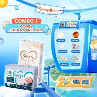[inbox chọn quà] Tã/Bỉm dán và quần Gooby (ngày và đêm) siêu mỏng, siêu nhẹ, đủ size cho bé từ NB/S/M/L/XL/XXL/XXXL