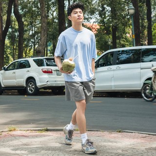 3PhầnTư - Quần Short Nam Nữ Phối Lưng Dây Rút Vải Taslan Dù Gió Thoáng Khí - BSHM24007