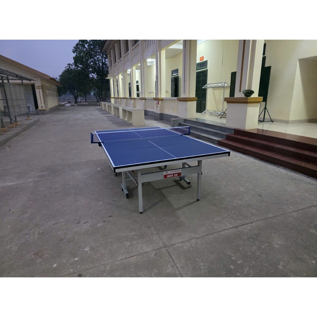 Bàn bóng bàn Thiên Trường MDF 25 ly  . tặng kèm bộ cọc lưới đi cùng ( chưa bao gồm vợt và bóng )