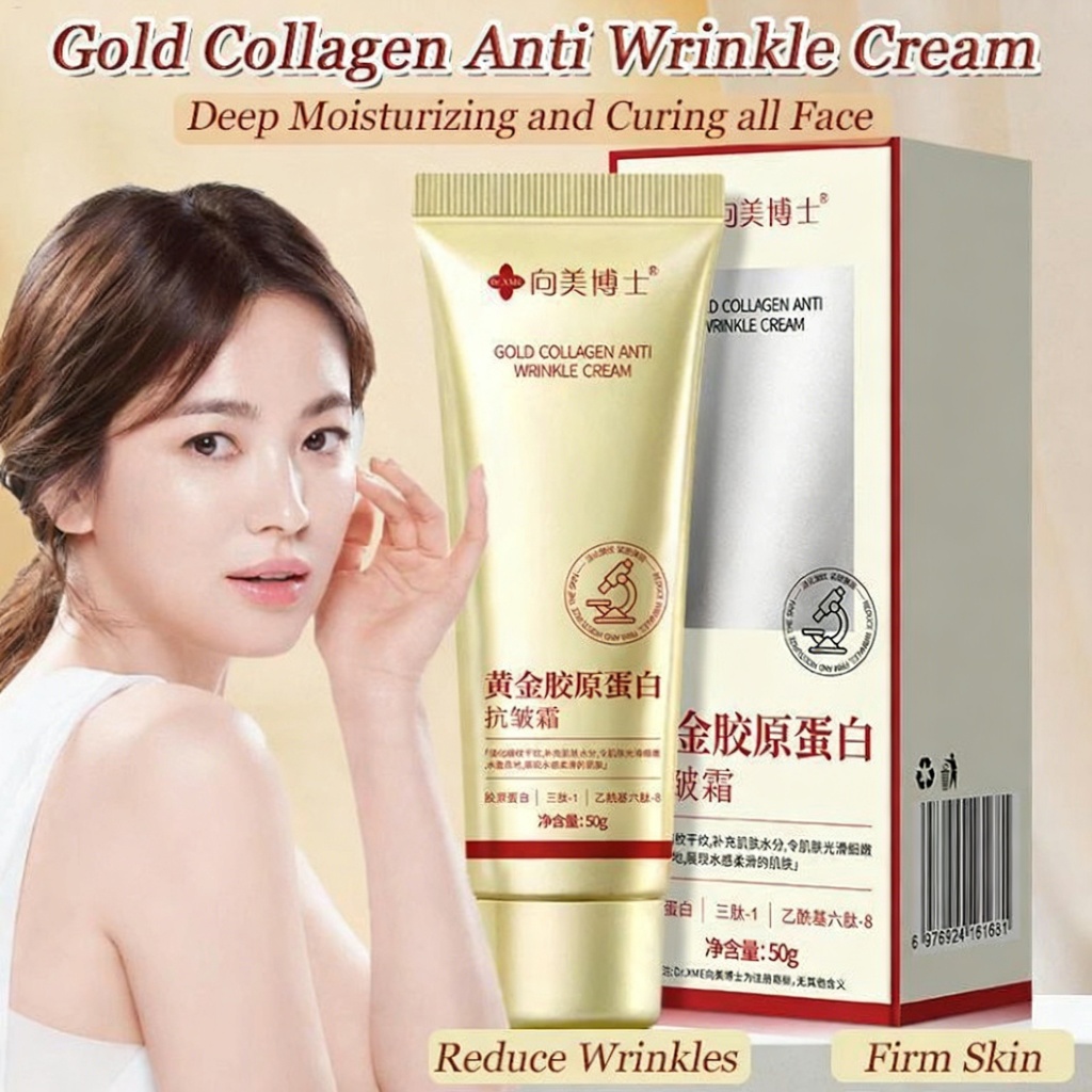 🔥🔥Mua 1 tặng 1🔥🔥Kem Chống Nhăn Gold Collagen 50G , Chống Lão Hóa,Kem Dưỡng Ẩm ,Kem Chăm Sóc Da
